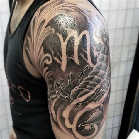 scorpio tattoos for males|69 Scorpio Tattoo Designs for Men